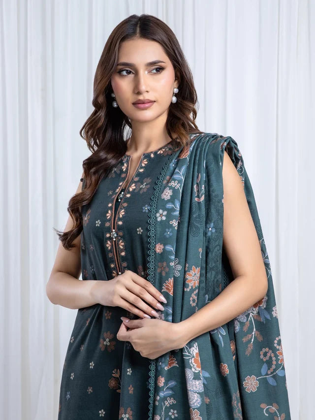 ALLURE | Unstitched 3PC Khaddar - EWU6A3-37073-3P