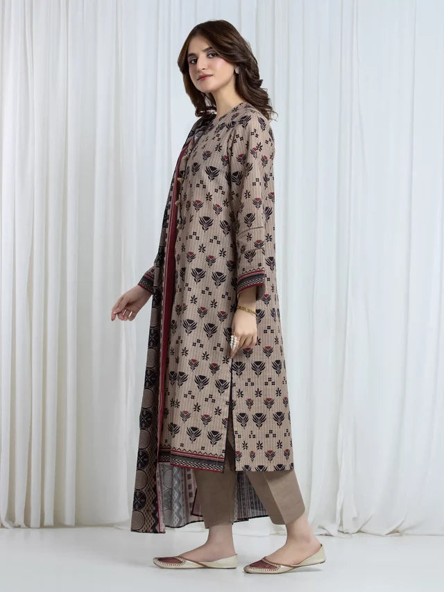 ALLURE | Unstitched 3PC Khaddar - EWU6A3-37104-3P