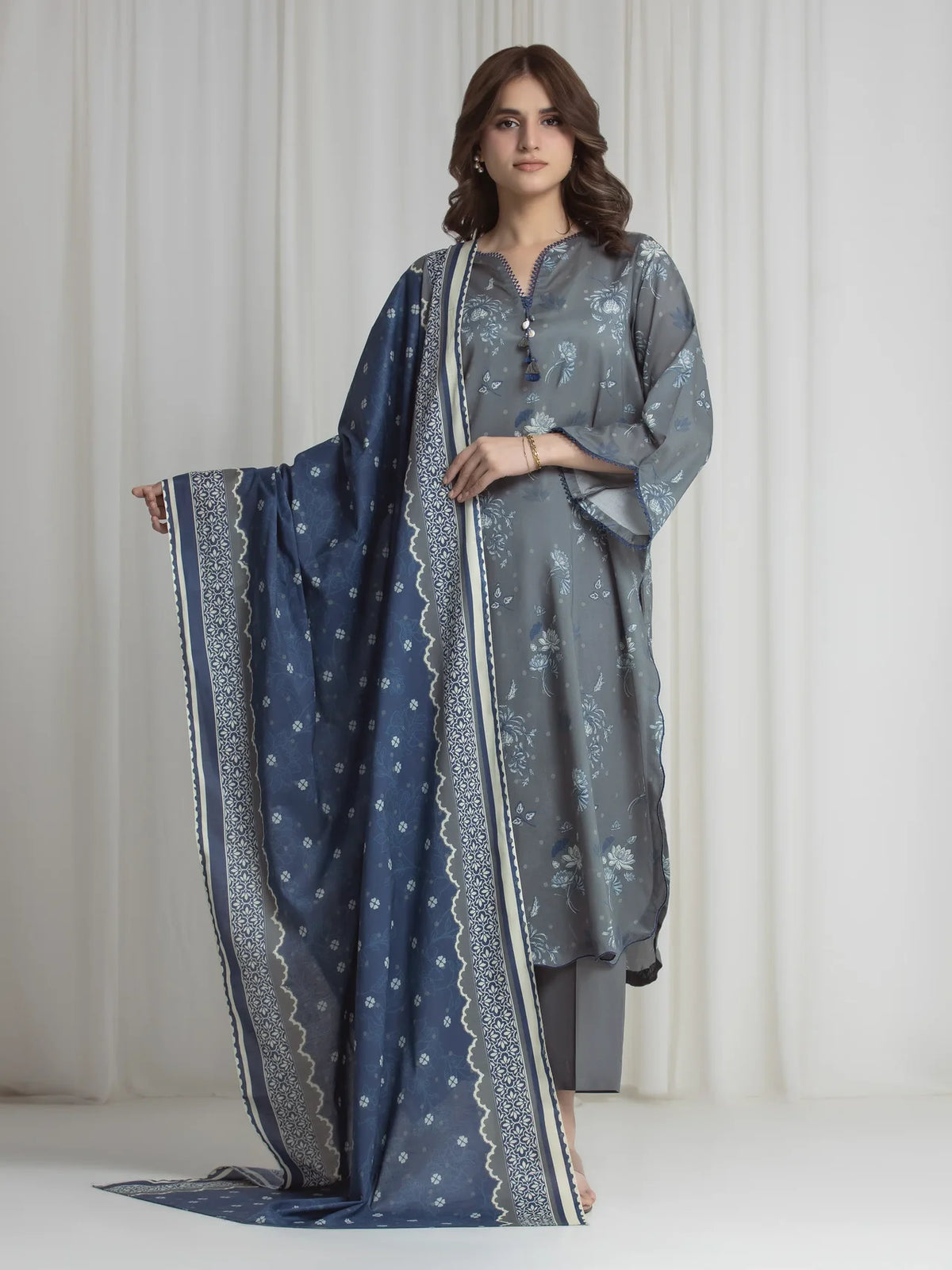 ALLURE | Unstitched 3PC Lawn - EWU6A1-36728-3P