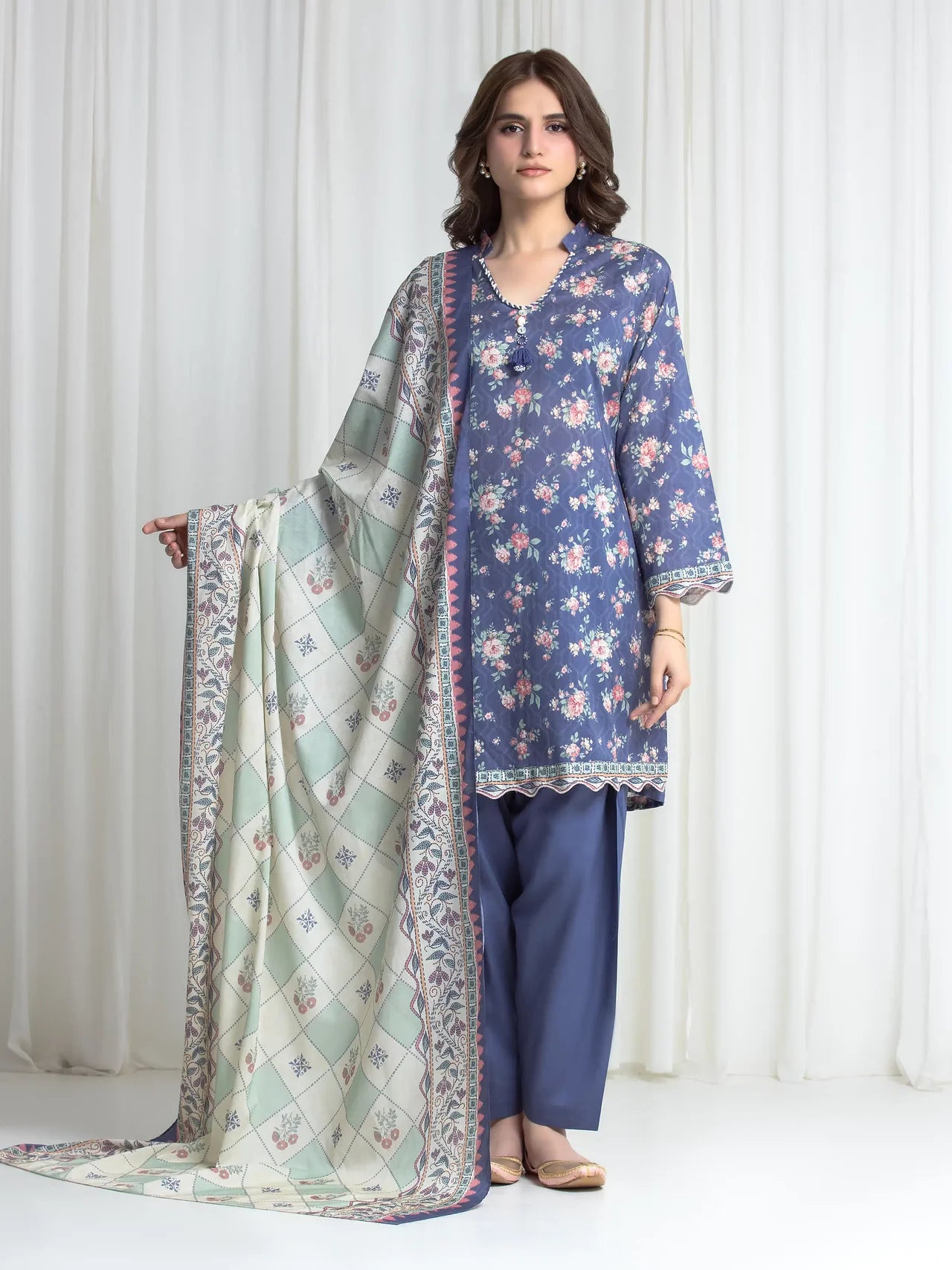 ALLURE | Unstitched 3PC Lawn - EWU6A1-36732-3P