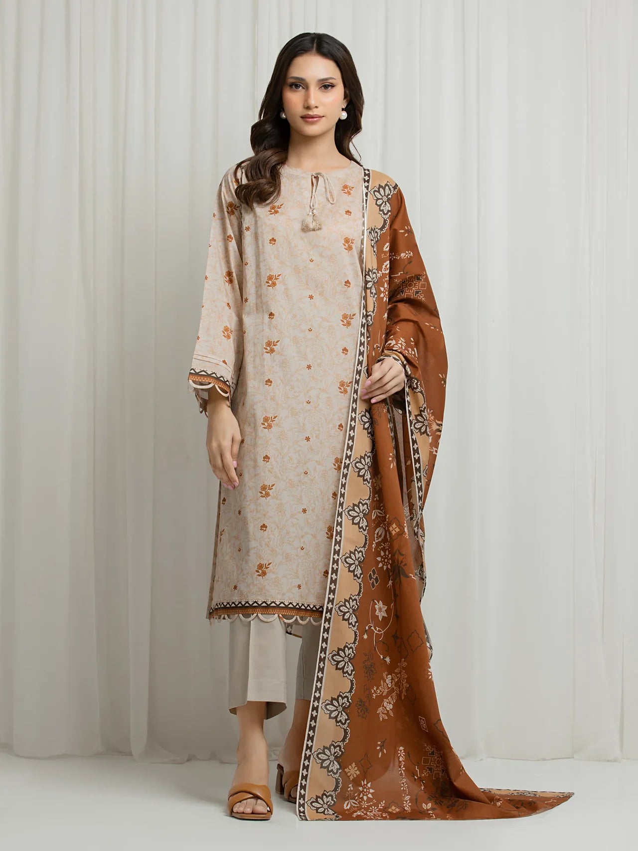 ALLURE | Unstitched 3PC lawn - EWU6A1-36685-3P
