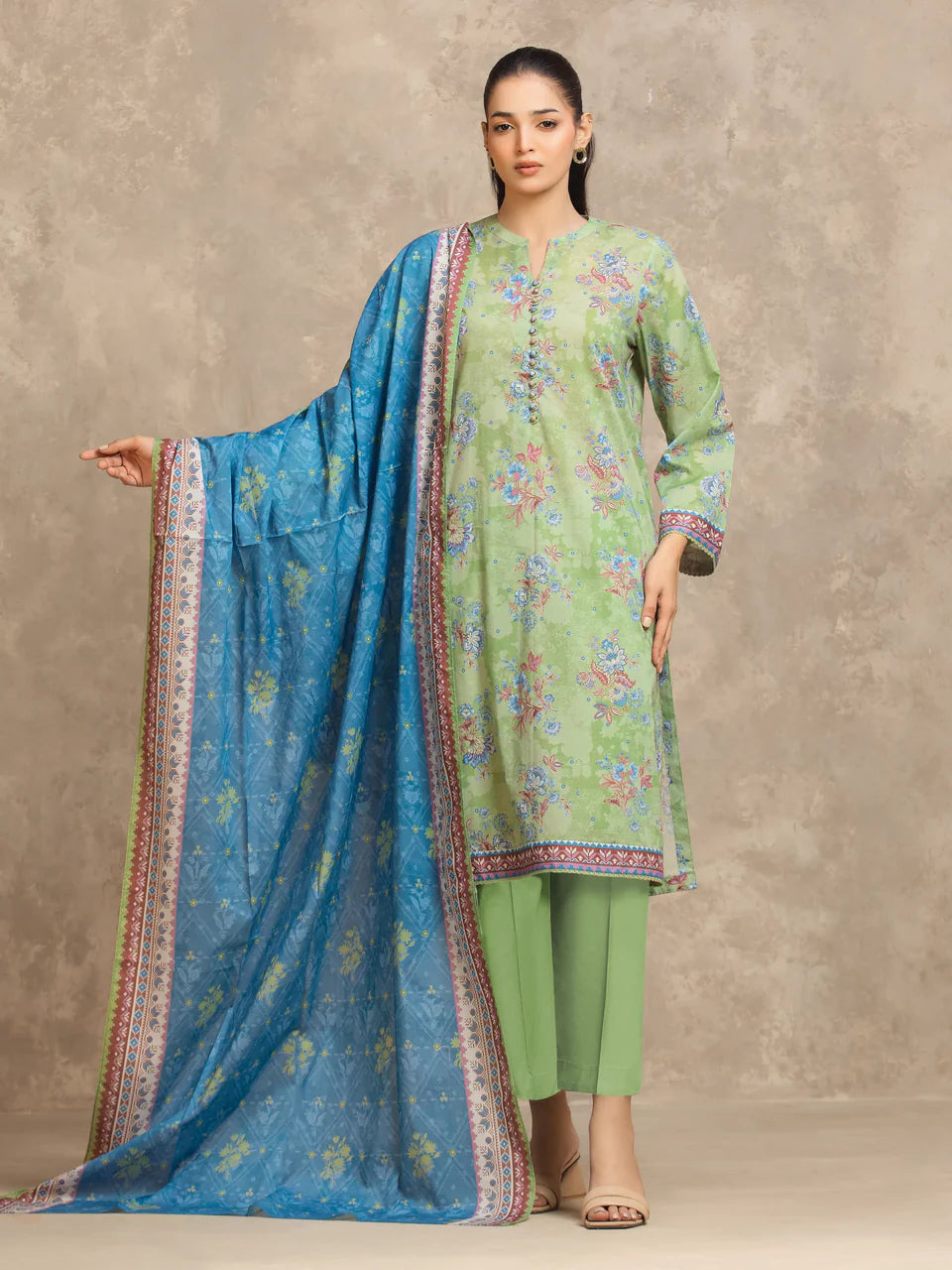 ALLURE | Unstitched 3PC lawn - EWU6A1-36545-3P