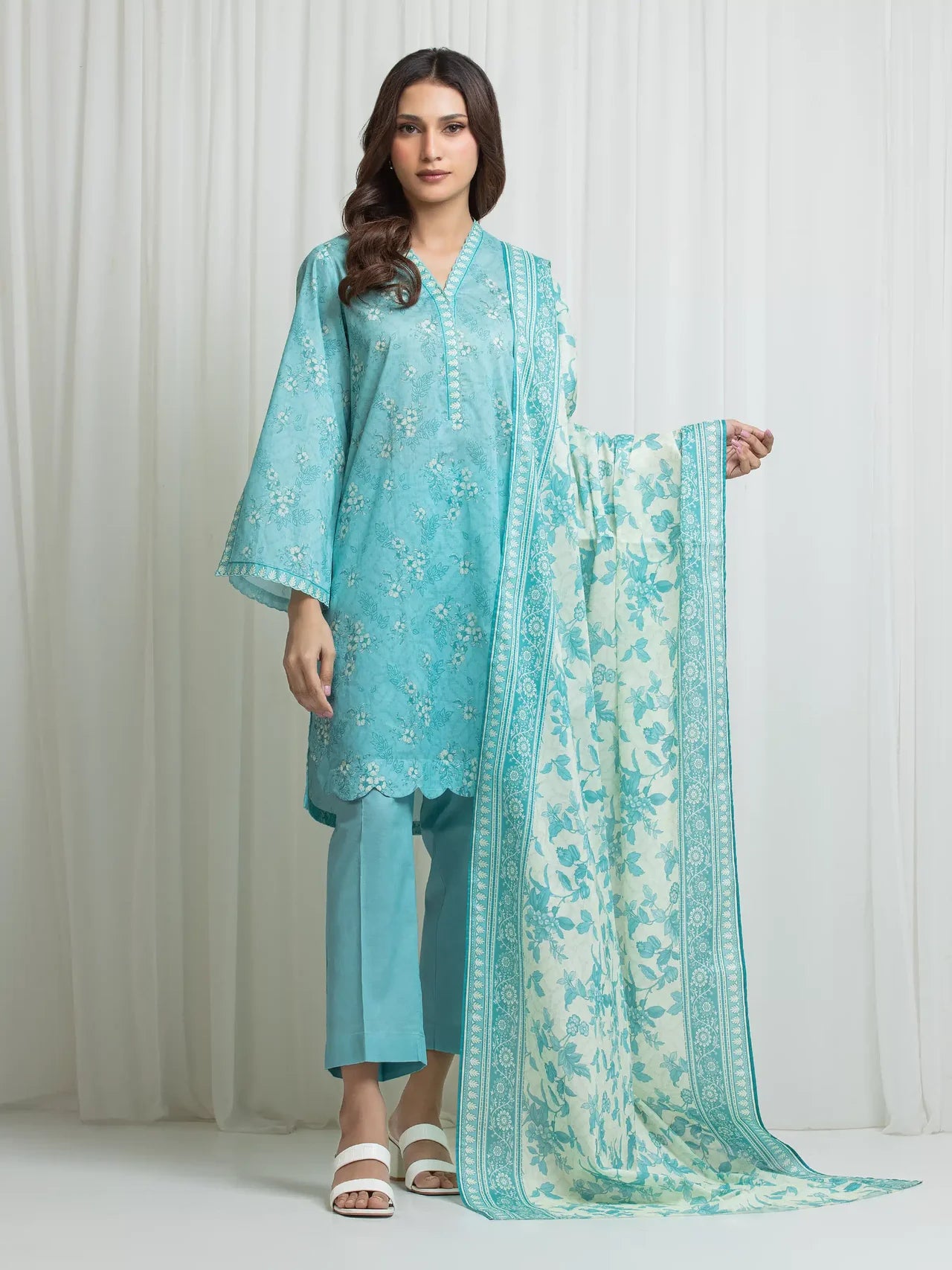 ALLURE | Unstitched 3PC lawn - EWU6A1-36663-3P