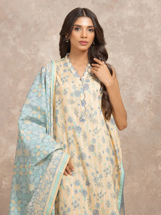 ALLURE | Unstitched 3PC lawn EWU6A1-36503-3P