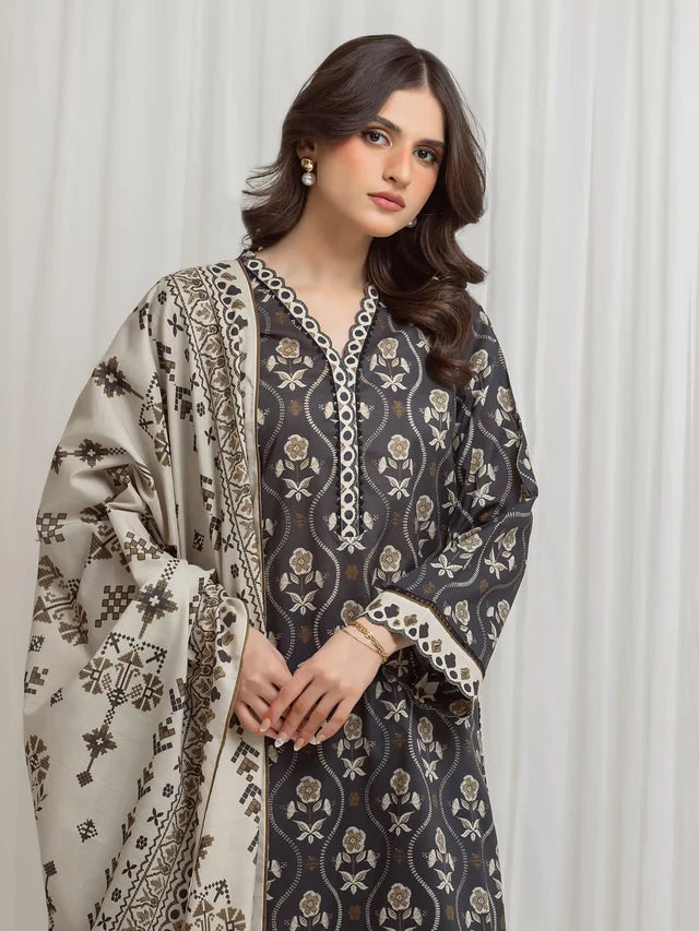 ALLURE | Unstitched 3PC lawn - EWU6A1-36717-3P