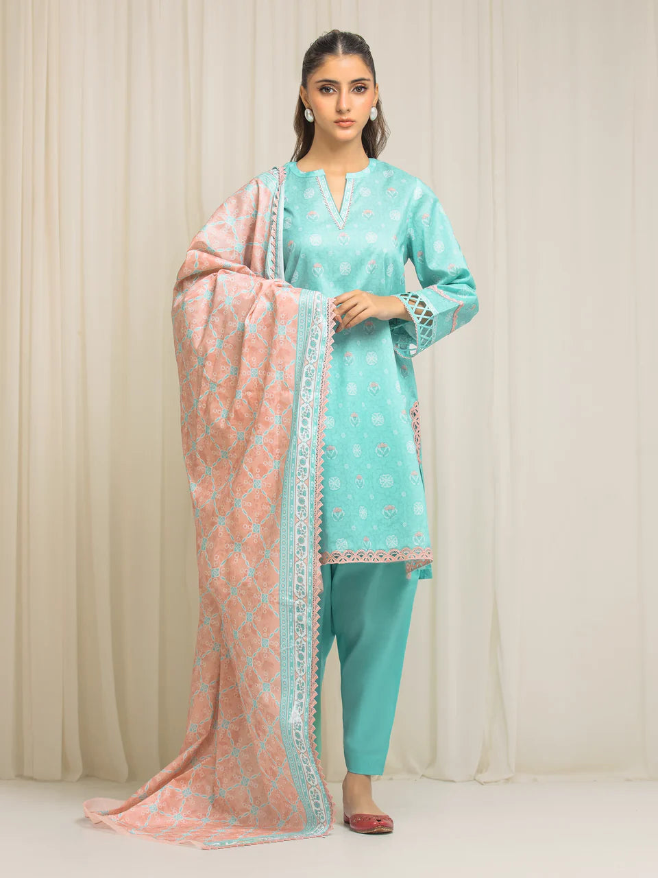 ALLURE | Unstitched 3PC lawn - EWU6A1-36577-3P