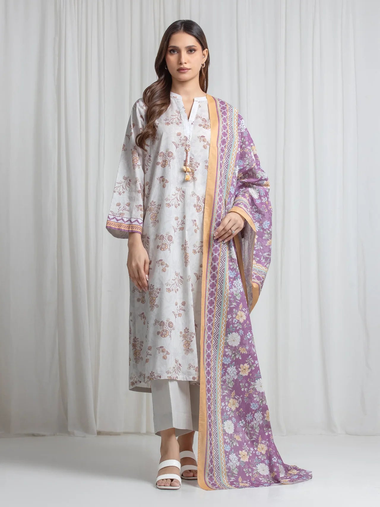 ALLURE | Unstitched 3PC lawn - EWU6A1-36724-3P