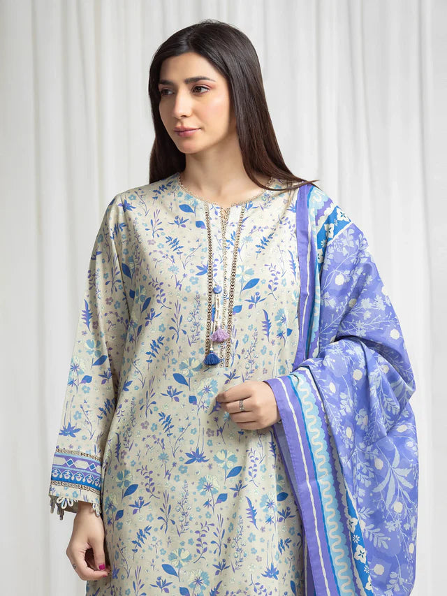 ALLURE | Unstitched 3PC Lawn - EWU6A1-36712-3P