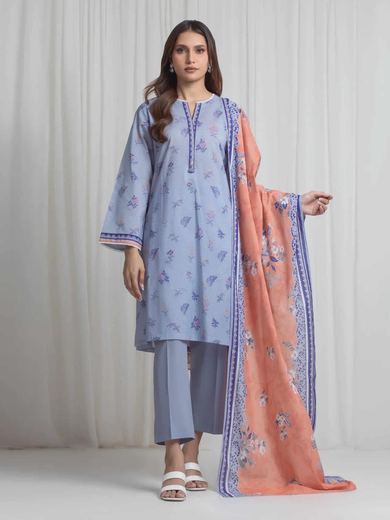ALLURE | Unstitched 3PC Lawn - EWU6A1-36725-3P