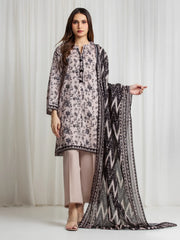 MERAK ZARI | Unstitched 3PC lawn EWU6M6-107-3P