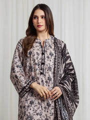 MERAK ZARI | Unstitched 3PC lawn EWU6M6-107-3P