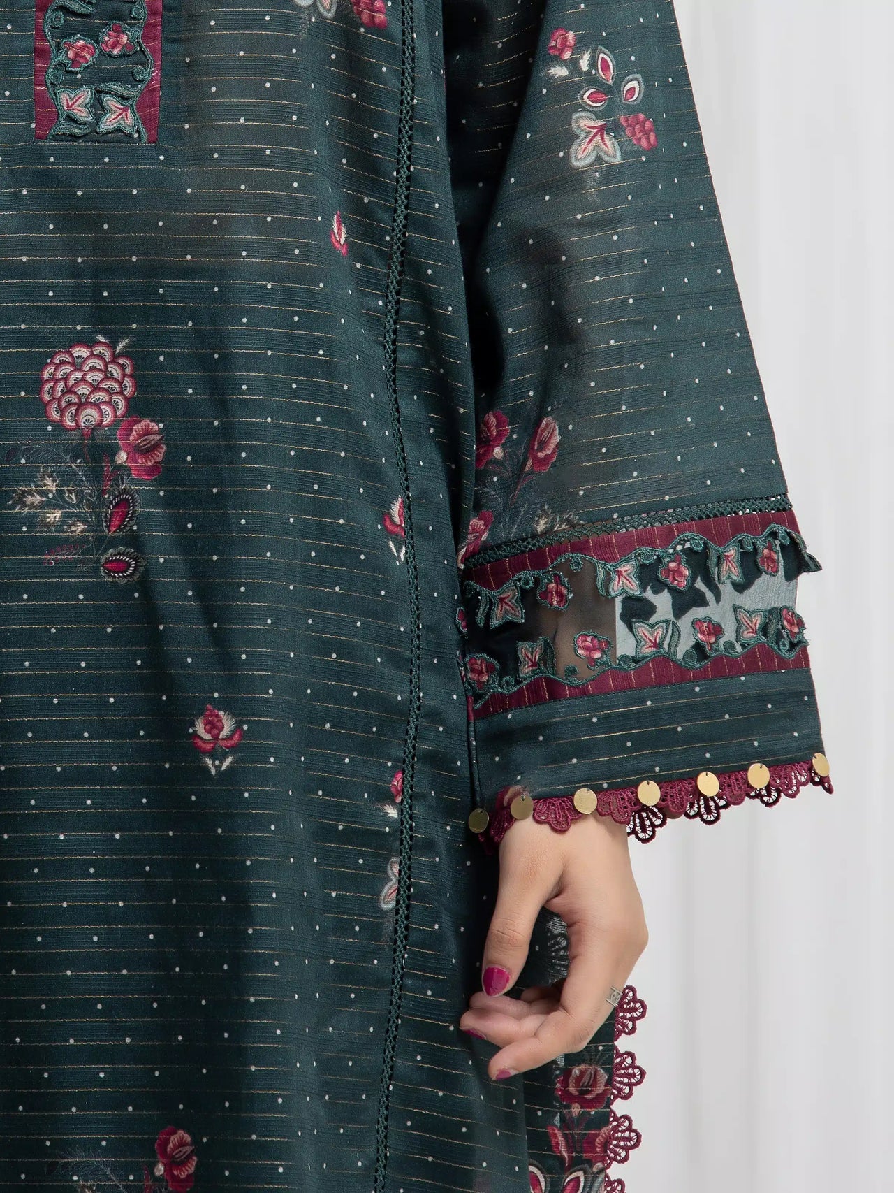 MERAK ZARI | Unstitched 3PC lawn  EWU6M6-072-3P