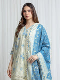 MERAK ZARI | Unstitched 3PC lawn  EWU6M6-103-3P