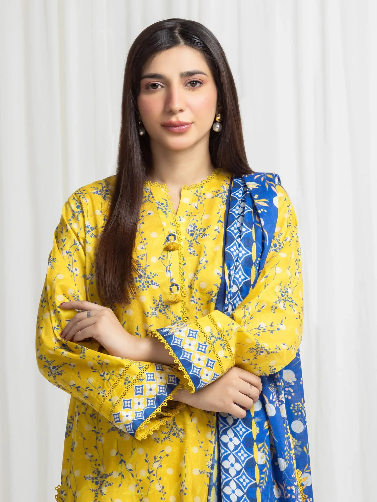 ALLURE | Unstitched 3PC lawn - EWU6A1-36718-3P