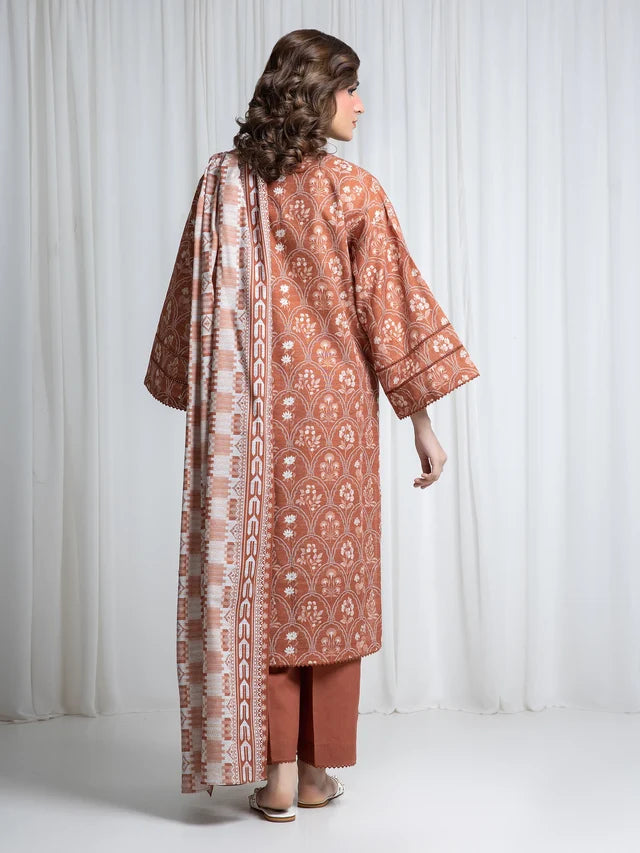 ALLURE | Unstitched 3PC Khaddar - EWU6A3-37049-3P