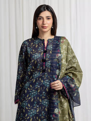 MERAK ZARI | Unstitched 3PC lawn EWU6M6-065-3P
