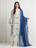 MERAK ZARI | Unstitched 3PC lawn  EWU6M6-069-3P