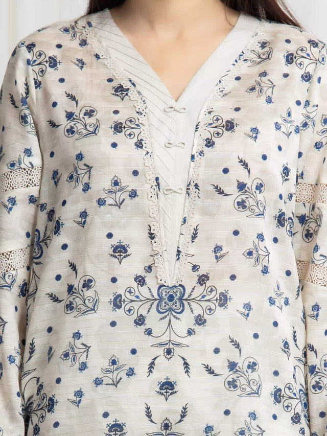 MERAK ZARI | Unstitched 3PC lawn  EWU6M6-069-3P