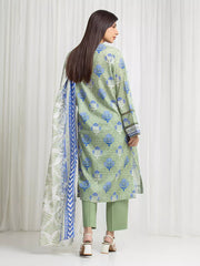 MERAK ZARI | Unstitched 3PC lawn EWU6M6-060-3P