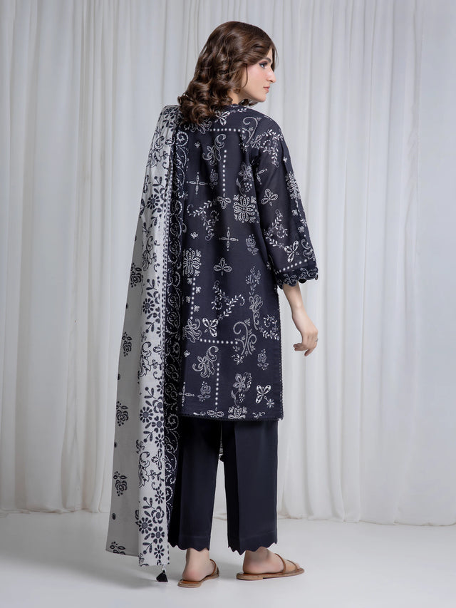 ALLURE | Unstitched 3PC Khaddar - EWU6A3-37042-3P