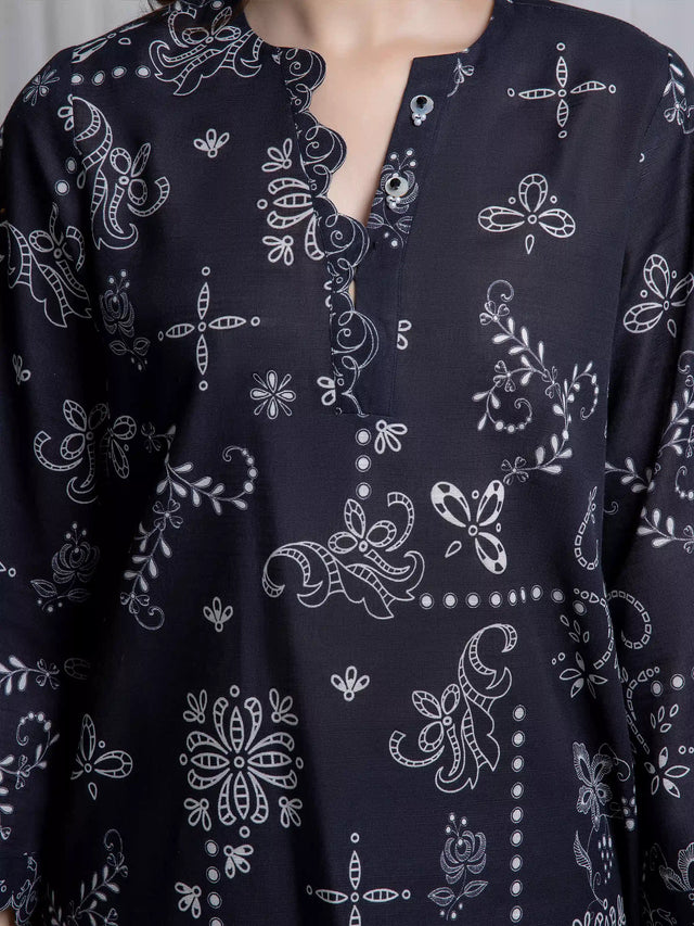 ALLURE | Unstitched 3PC Khaddar - EWU6A3-37042-3P