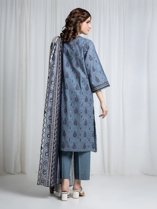 ALLURE | Unstitched 3PC Khaddar - EWU6A3-37063-3P