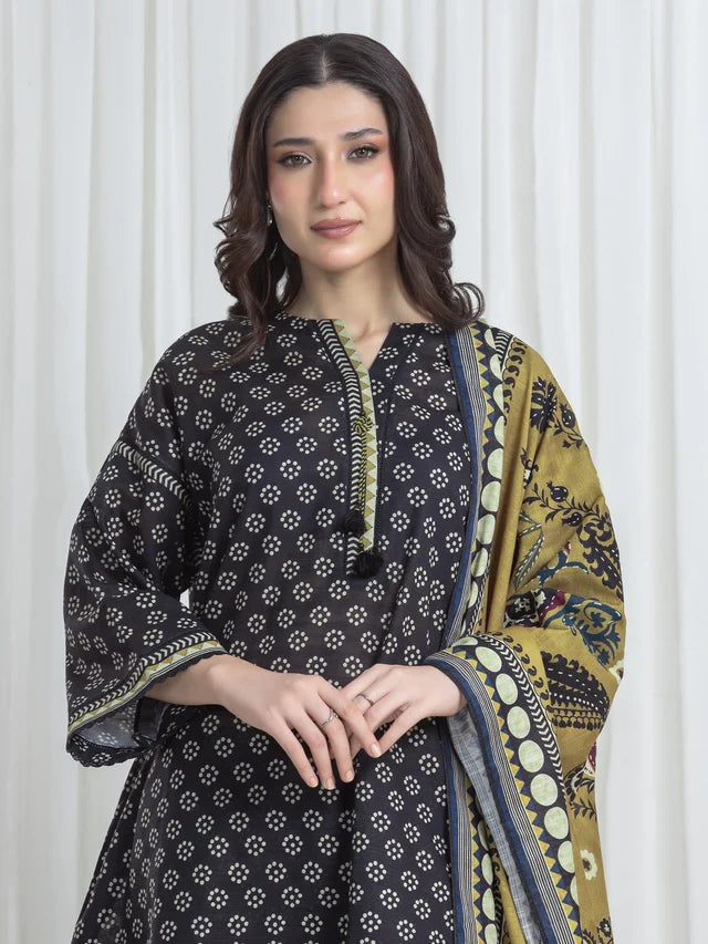 ALLURE | Unstitched 3PC Khaddar - EWU6A3-37181-3P