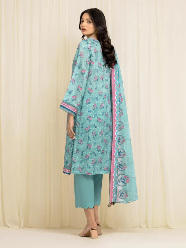 MERAK ZARI | Unstitched 3PC lawn EWU6M6-034-3P