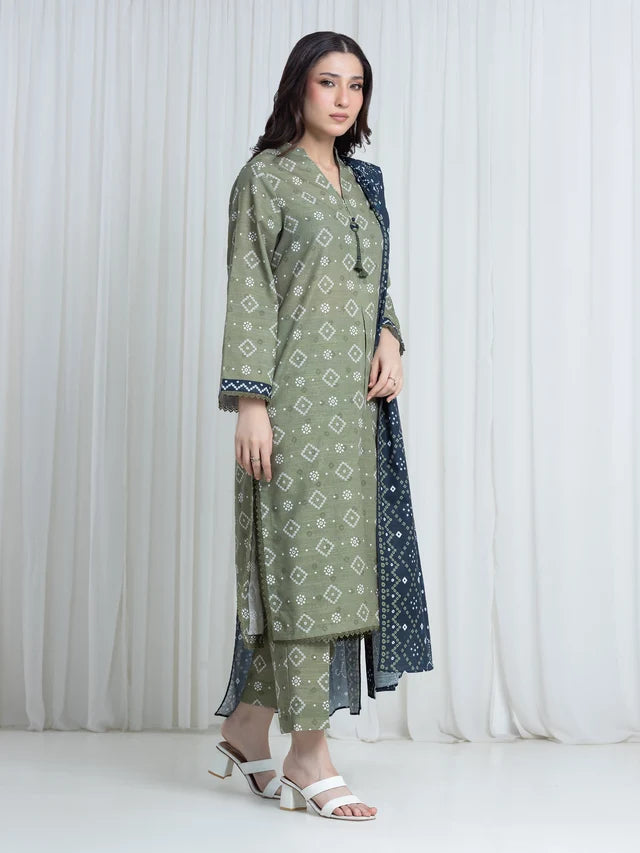 ALLURE | Unstitched 3PC Khaddar - EWU6A3-37189-3P