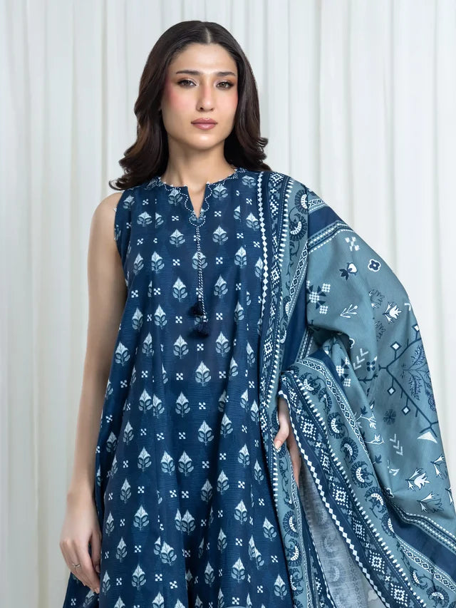 ALLURE | Unstitched 3PC Khaddar - EWU6A3-37176-3P