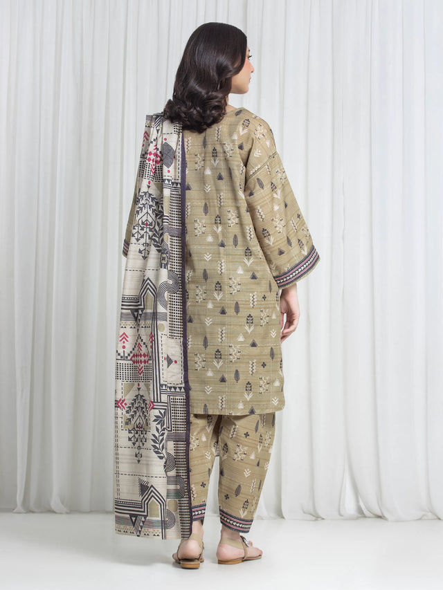 ALLURE | Unstitched 3PC Khaddar - EWU6A3-37182-3P