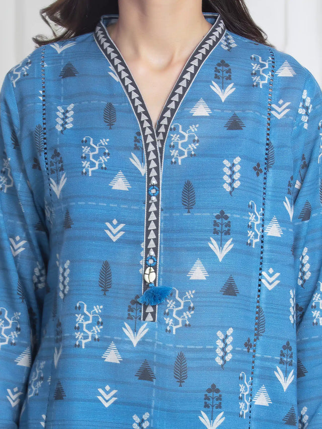 ALLURE | Unstitched 3PC Khaddar - EWU6A3-37183-3P