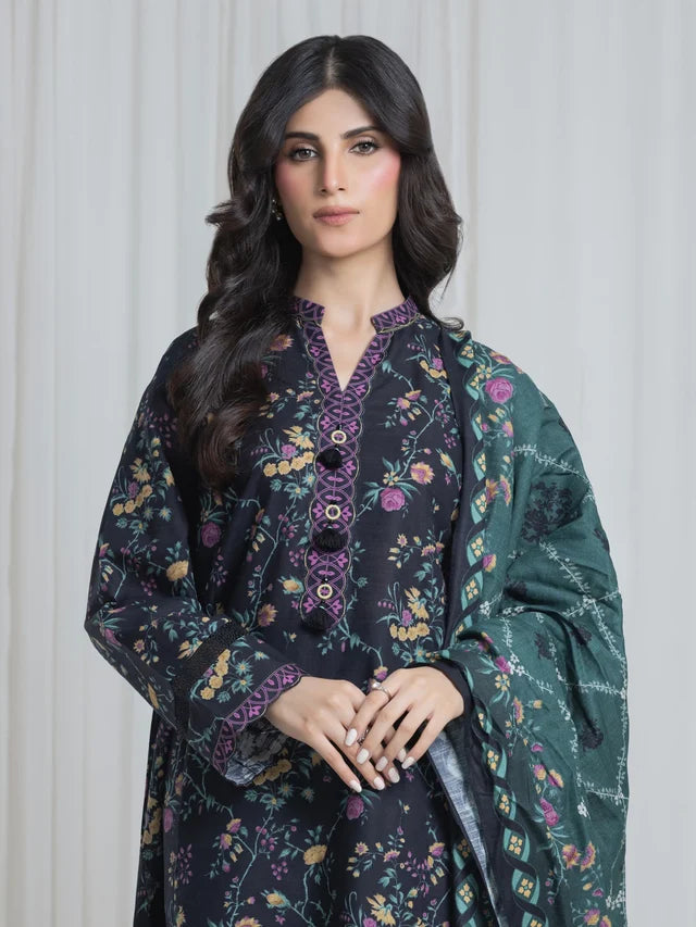 ALLURE | Unstitched 3PC Khaddar - EWU6A3-37057-3P