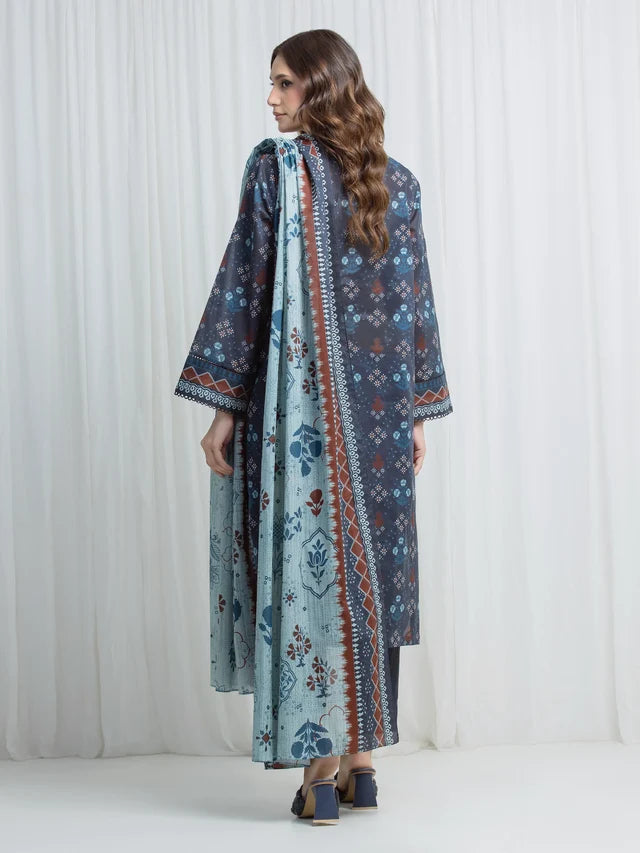 ALLURE | Unstitched 3PC Lawn - EWU6A1-36744-3P