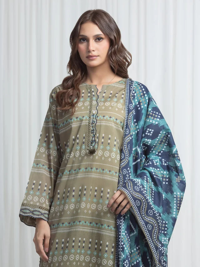 ALLURE | Unstitched 3PC Lawn - EWU6A1-36871-3P