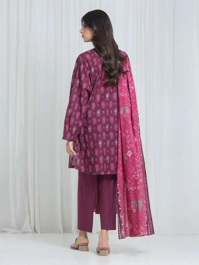 ALLURE | Unstitched 3PC Khaddar - EWU6A3-37064-3P