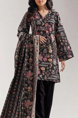 SAYA 3PC Printed Lawn | U05-25156-02AR