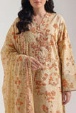 SAYA 3PC Printed Lawn | U05-25156-10BR