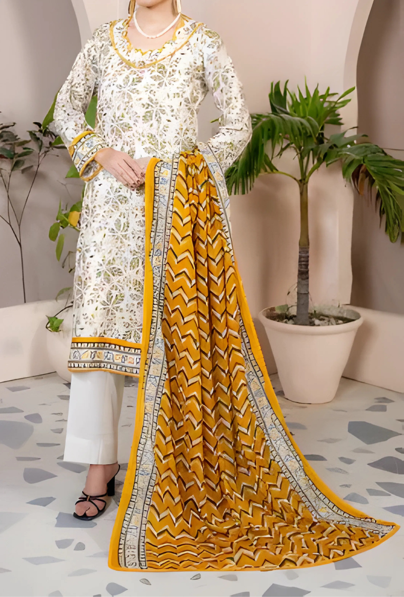 Premium Slub Lawn by Mehak MEH-R-25005