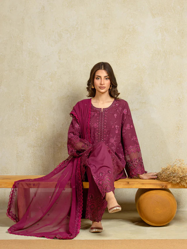 Festive Embroidered | Unstitched 3PC lawn EWU5V1-31708-3P