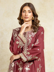 Festive Embroidered | Unstitched 3PC lawn  EWU5V2-31807-3P