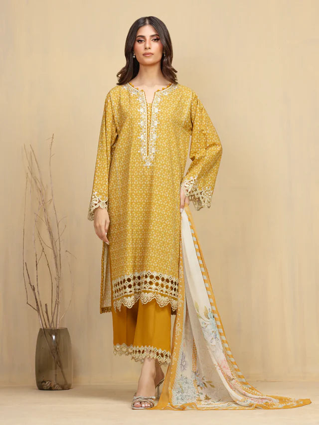 Festive Embroidered | Unstitched 3PC lawn EWU5V1-31901-3P