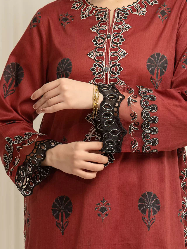 Festive Embroidered | Unstitched 3PC lawnEWU6V1-33001-3P