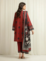 Festive Embroidered | Unstitched 3PC lawnEWU6V1-33001-3P