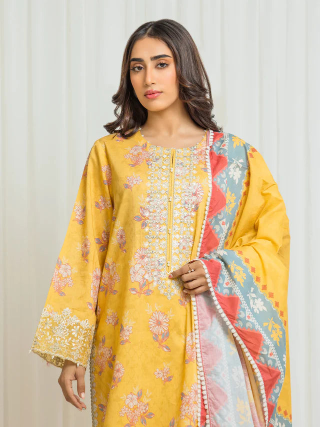 Festive Embroidered | Unstitched 3PC lawn EWU6V1-33019-3P