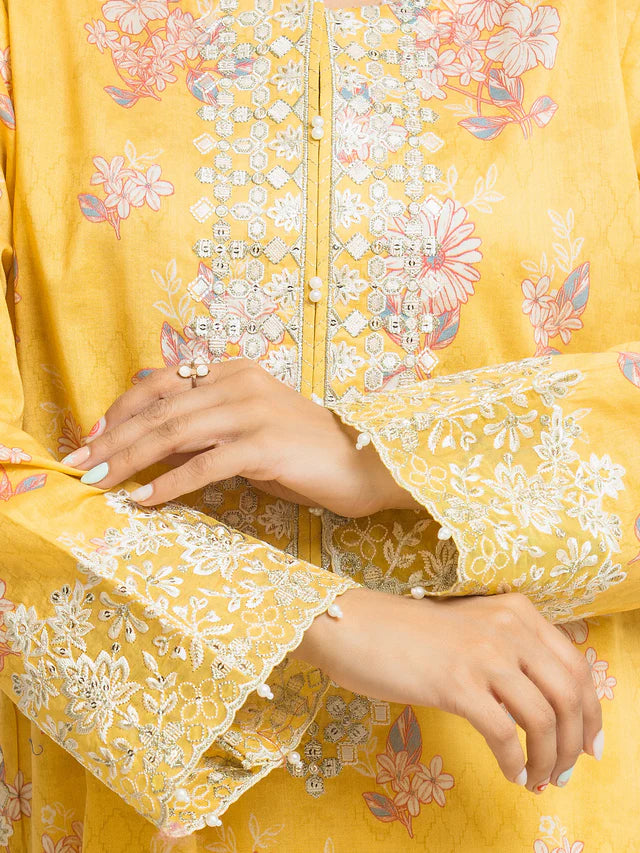 Festive Embroidered | Unstitched 3PC lawn EWU6V1-33019-3P