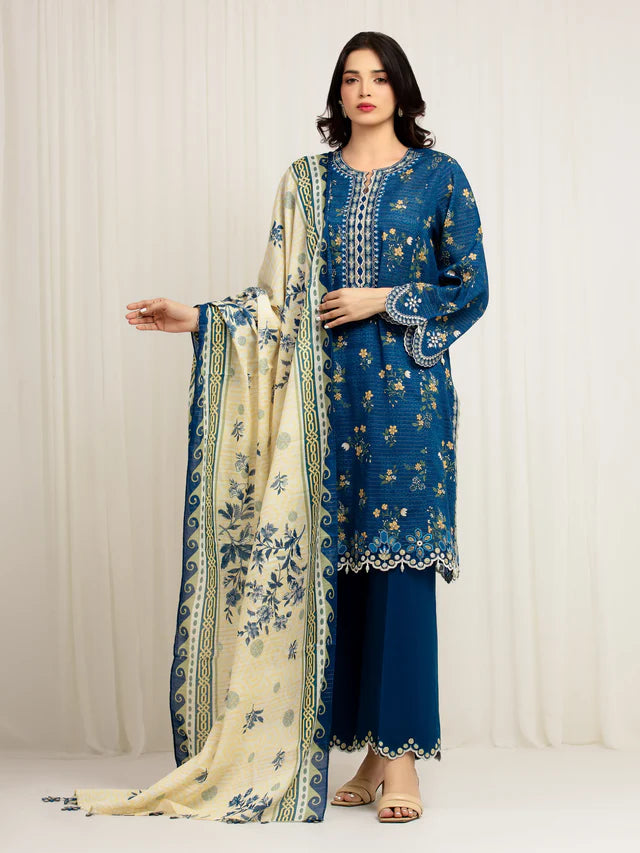 Festive Embroidered | Unstitched 3PC lawn EWU6V23-33404-3P