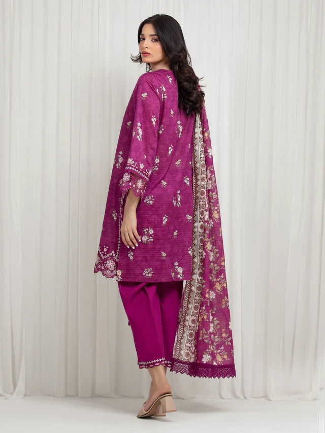 Festive Embroidered | Unstitched 3PC Zari lawn EWU6V23-33410-3P