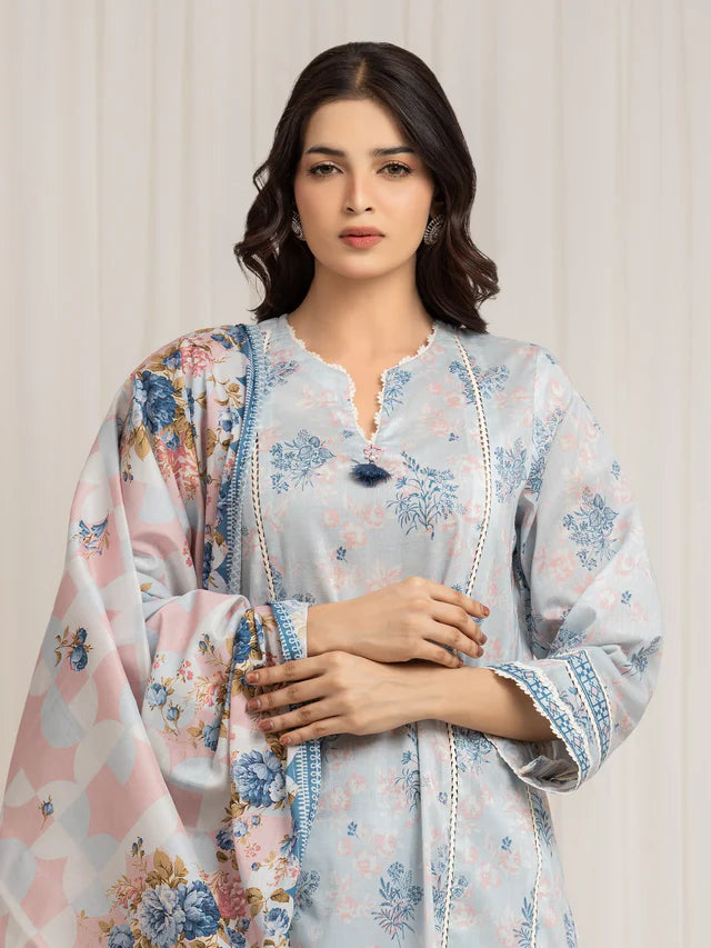 ALLURE | Unstitched 3PC lawn - EWU6A1-36572-3P
