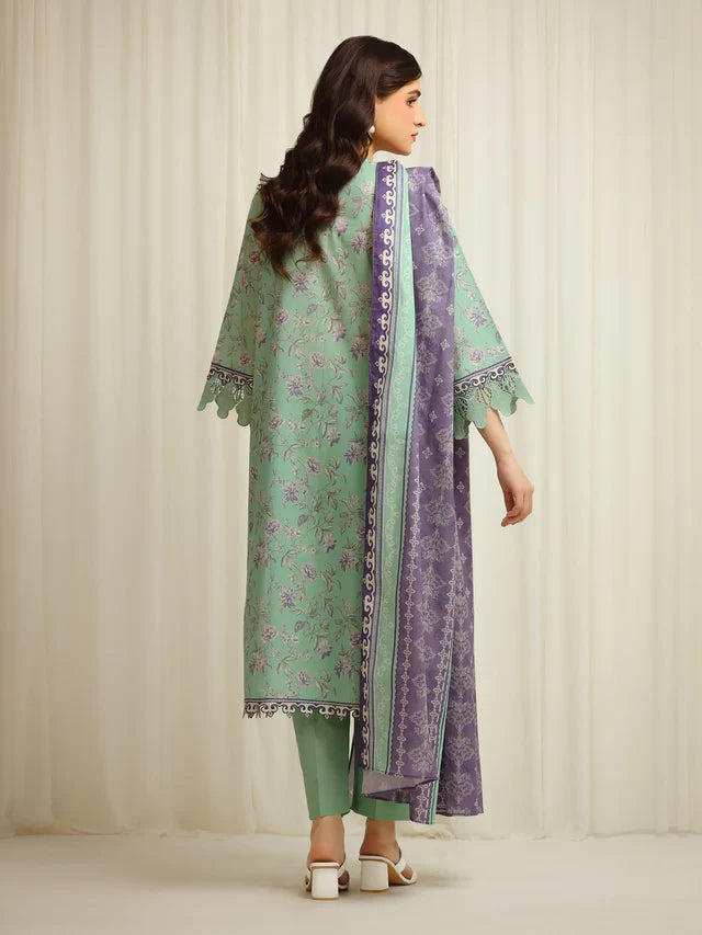 ALLURE | Unstitched 3PC lawn - EWU6A1-36607-3P